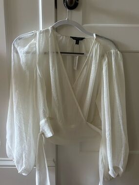 Banana republic gauzy top size medium